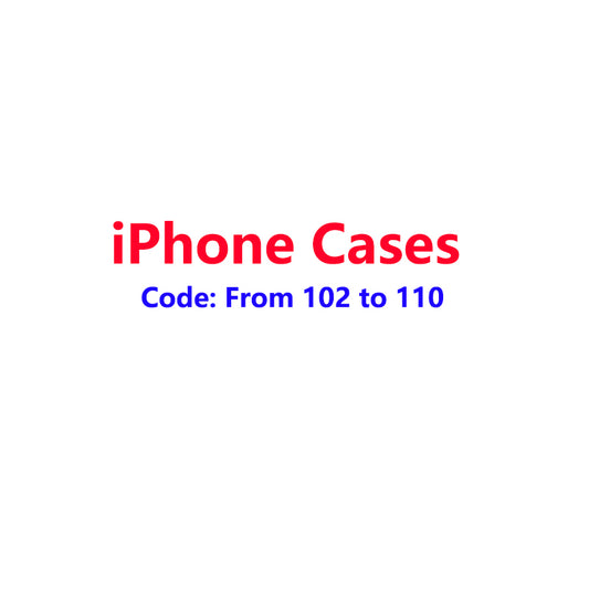 iPhone Case Code 102-110