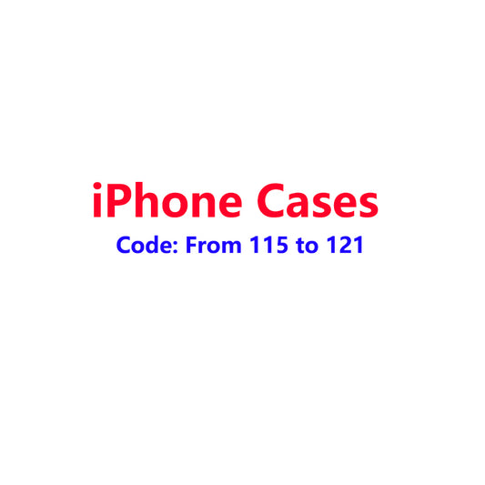 iPhone Case Code 115-121