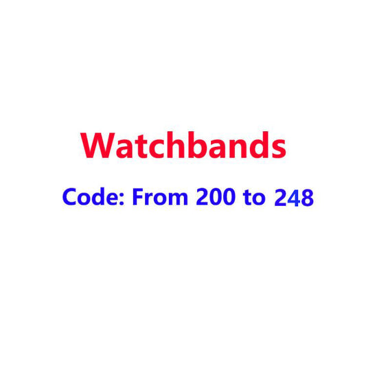 Watchbands Code 200-248