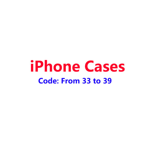 iPhone Case Code 33-39