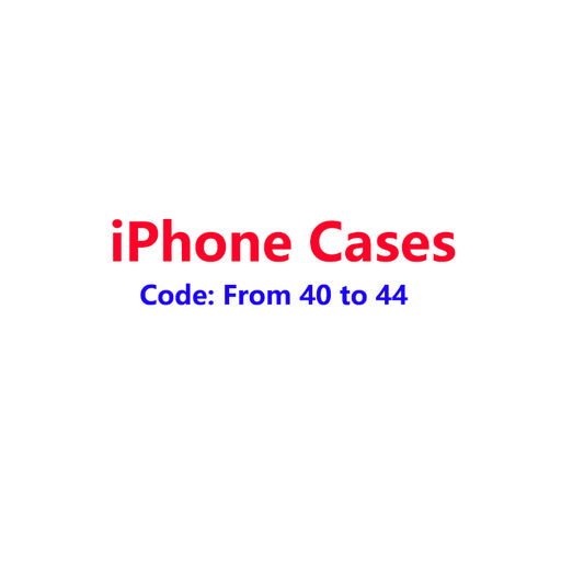 iPhone Case Code 40-44