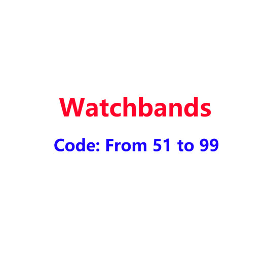 Watchbands Code 51-99
